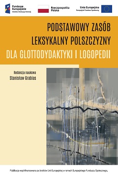 okładka książki – Stanisław Grabias | Podstawowy zasób leksykalny polszczyzny dla glottodydaktyki i logopedii
