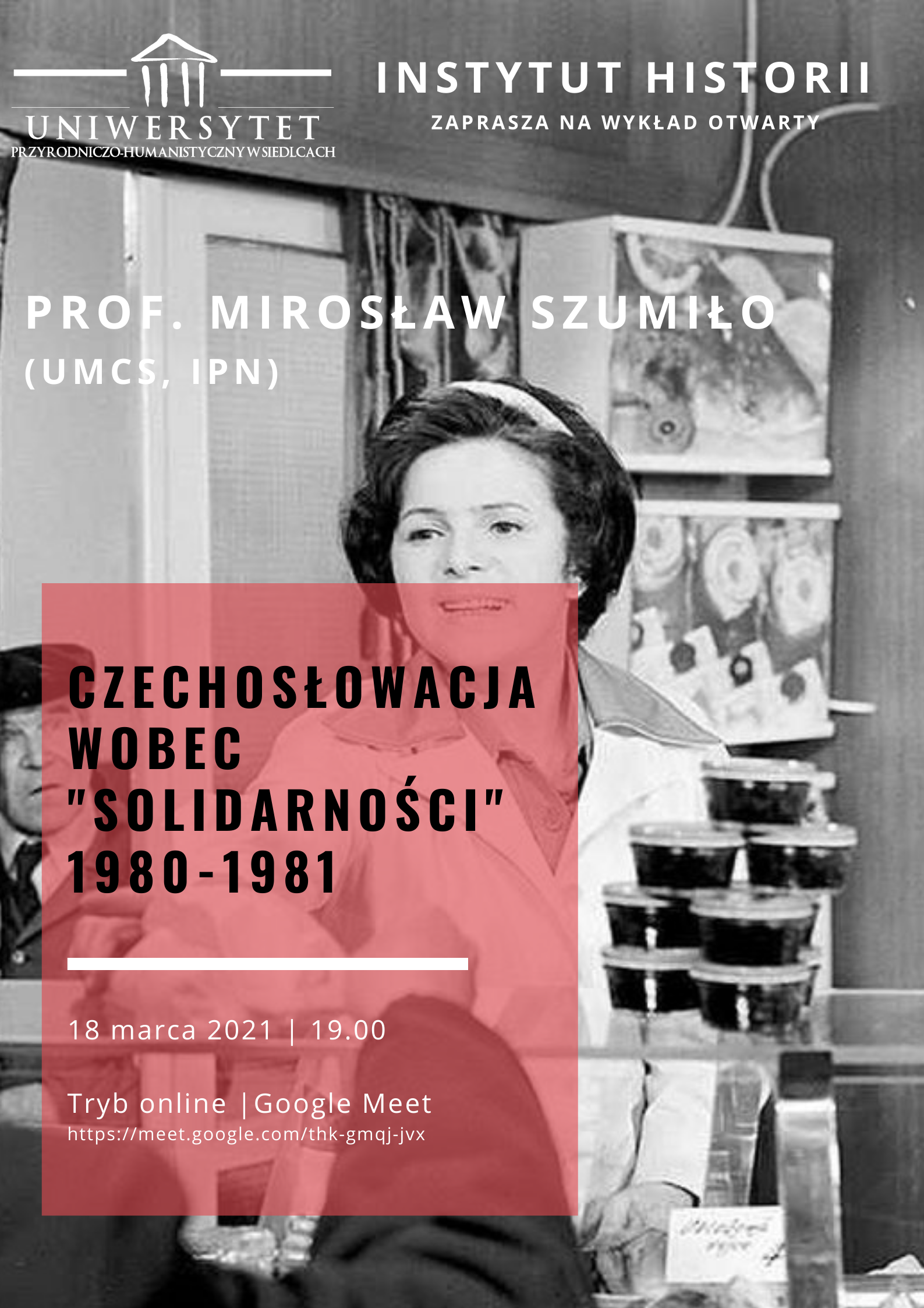 Czechosłowacja wobec Solidarności 1980-1981 – plakat