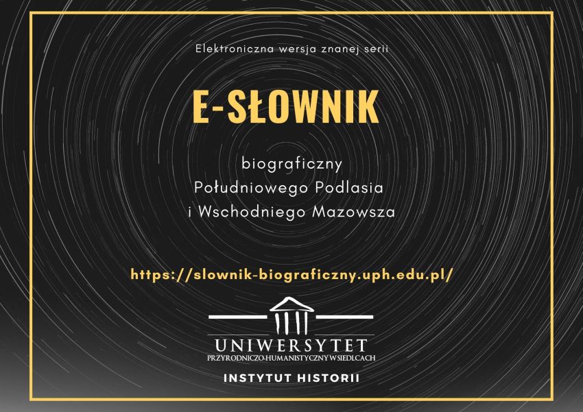 Słownik biograficzny Południowego Podlasia i Wschodniego Mazowsza