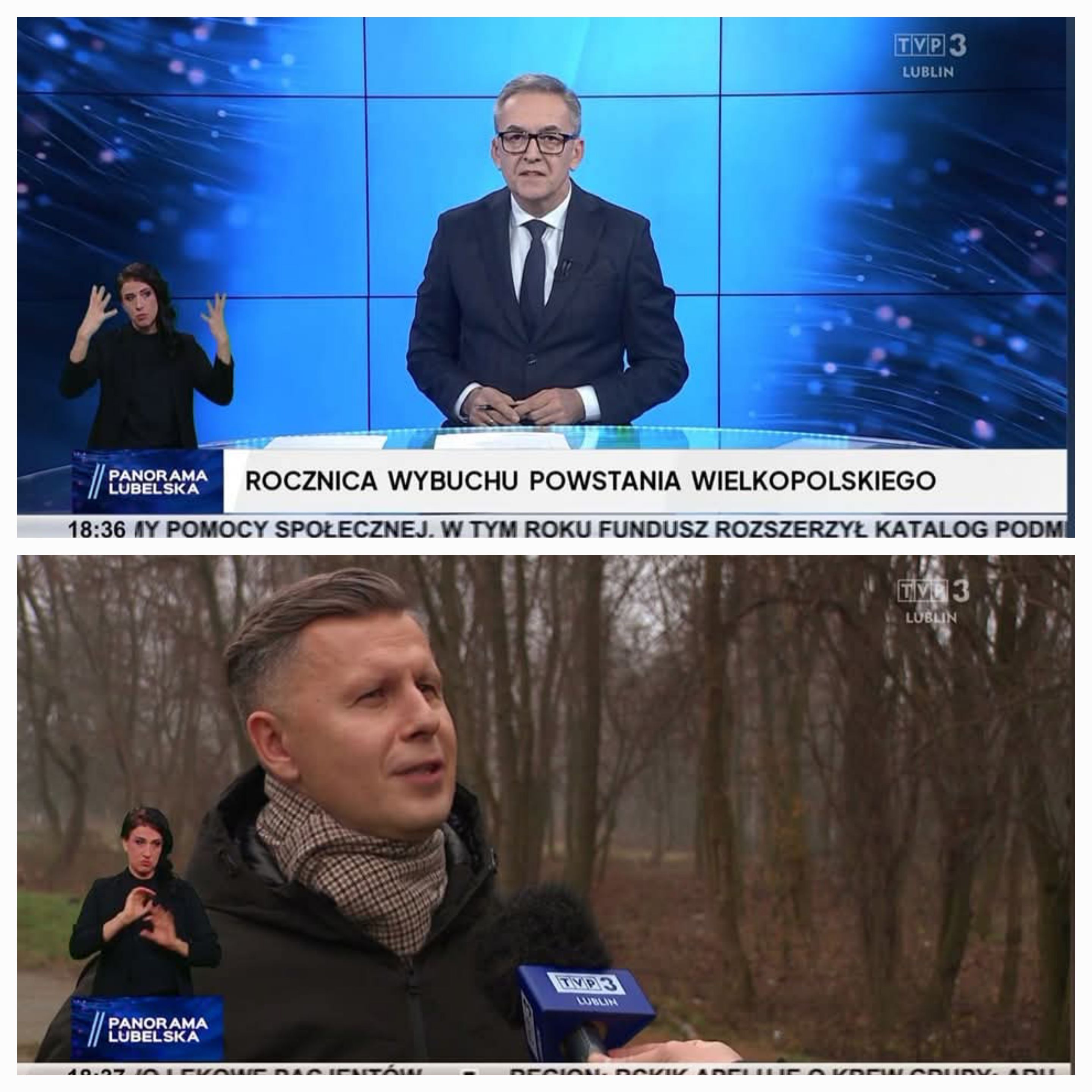 Marcin Kruszyński na temat Powstania Wielkopolskiego w Panoramie Lubelskiej