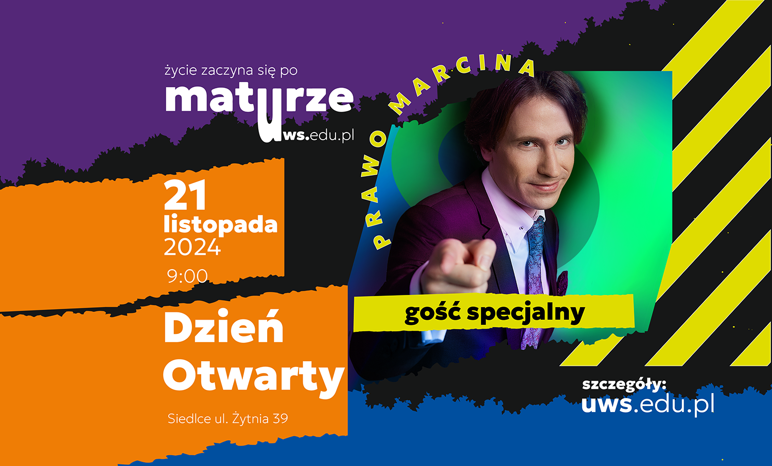 Dzień otwarty UwS 2024 – plakat