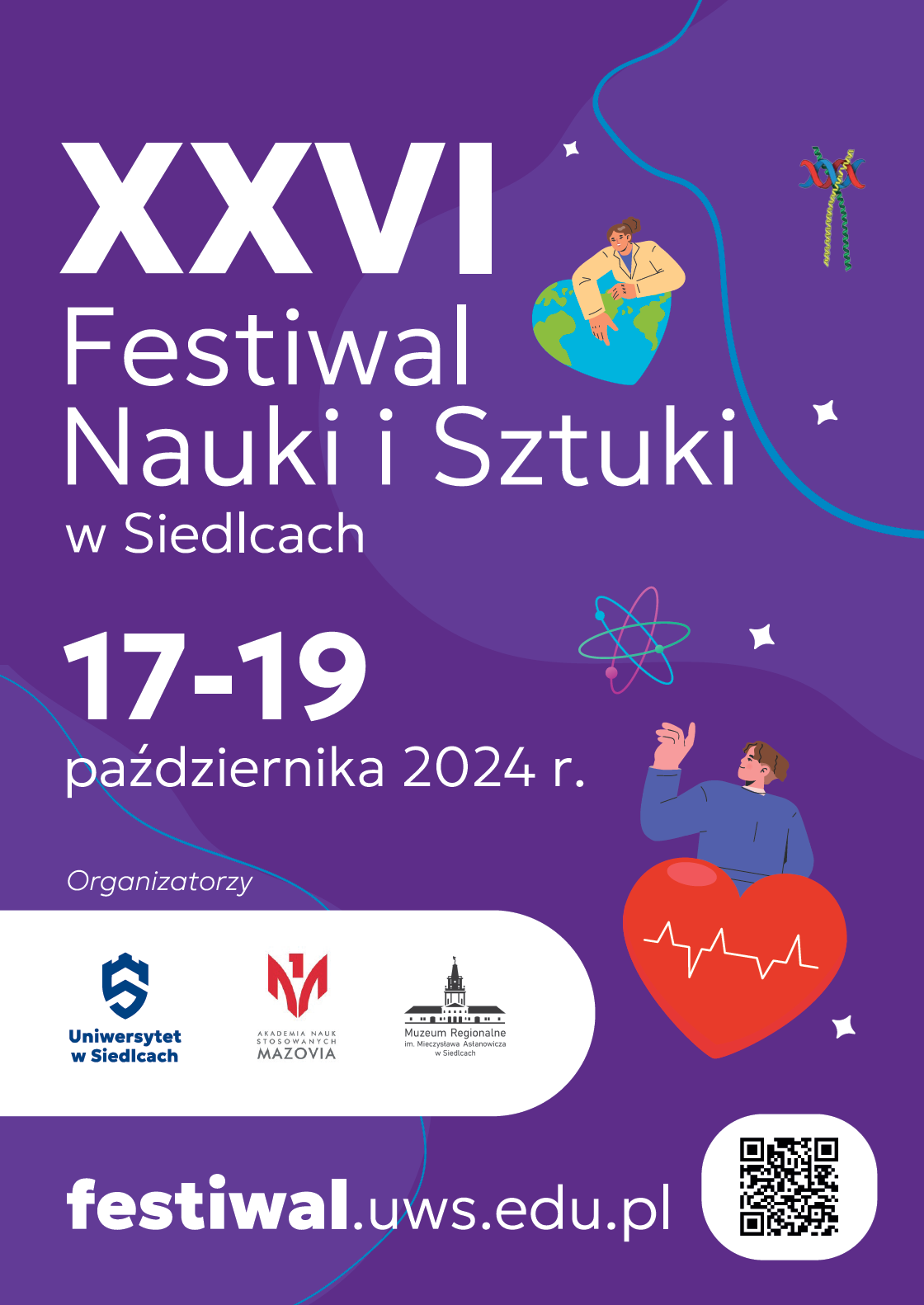 XXVI Festiwal Nauki i Sztuki w Siedlcach |  plakat