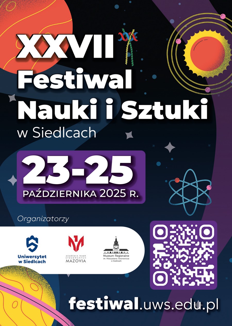 XXVII edycja Festiwalu Nauki i Sztuki | plakat